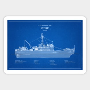 Storis wmec-38 United States Coast Guard Cutter - ABD Magnet